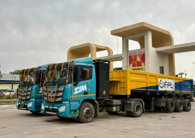 UltraTech Deploys 45 Electric Heavy-Duty Trucks for Clinker Transportation in Northern India