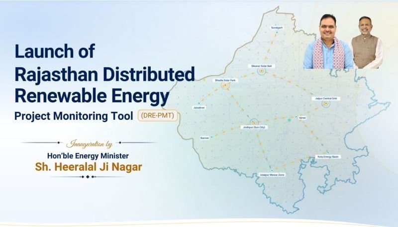 Rajasthan Launches DRE-PMT Digital Platform to Monitor Renewable Energy Projects