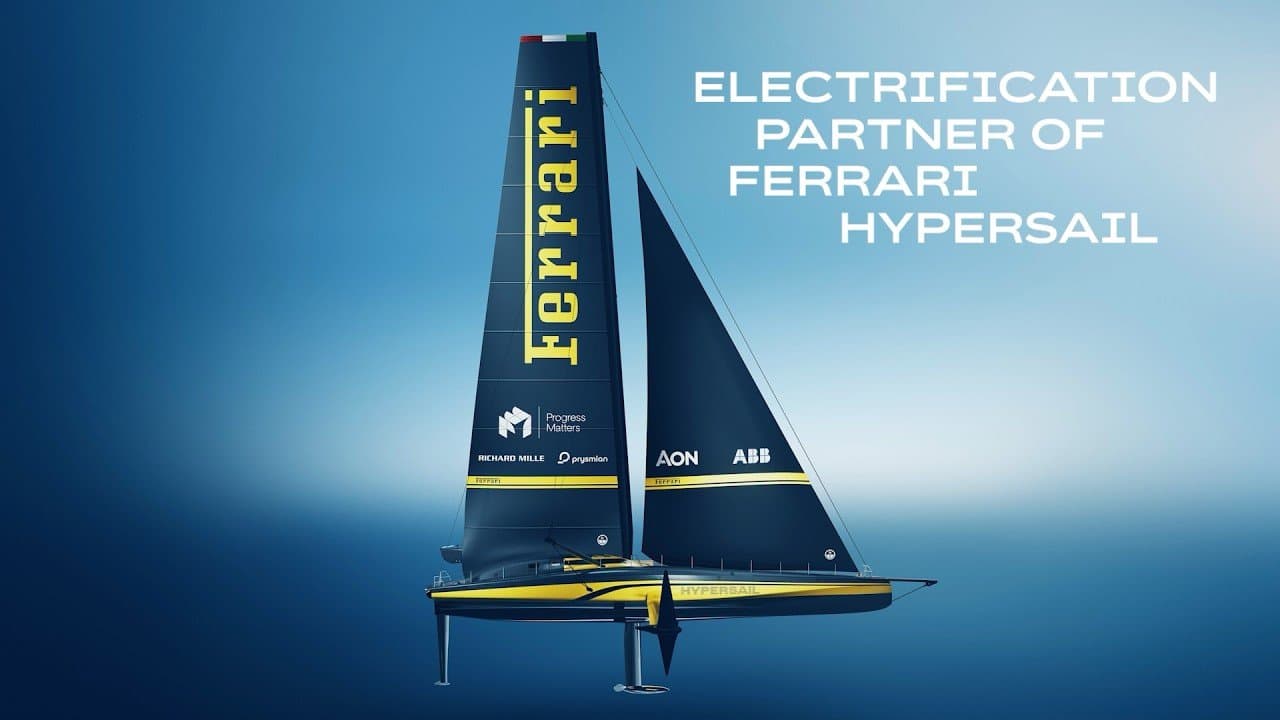 ABB Joins Forces with Ferrari Hypersail to Take Direct Current to New Horizons