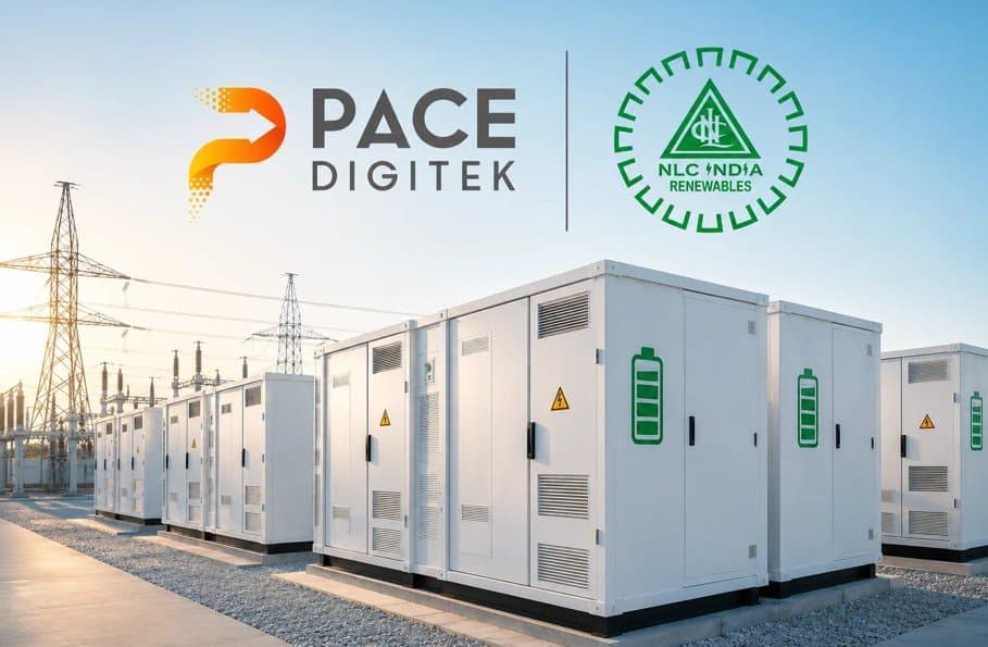 Pace Digitek Secures INR 7,099 Million BESS EPC and Long-Term O&M Contract from NLC India Renewables