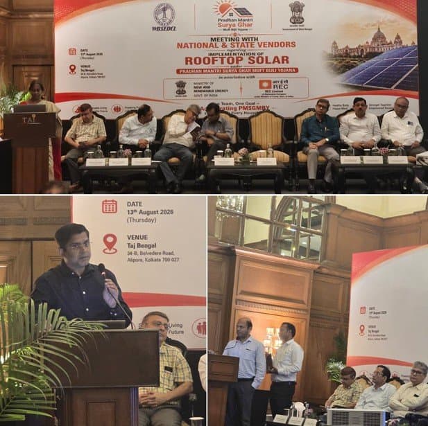 WBSEDCL and REC Host National Vendor Meet to Accelerate PM-Surya Ghar in West Bengal