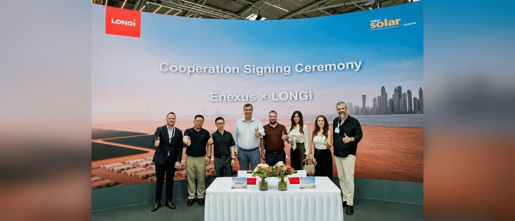 LONGi and Enexus Sign 50 MWh BESS Agreement in Romania
