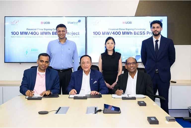 Blueleaf Energy and Universal Peak Reach Financial Close for 100 MW/400 MWh BESS Project in Malaysia